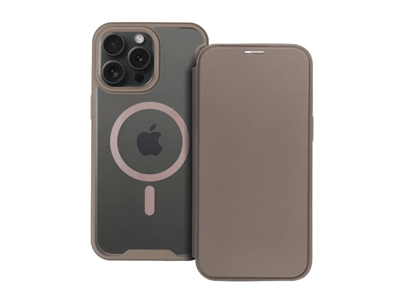 Gigapack Apple iPhone 16 Pro Max Magsafe Flip tok, titánium (160272)