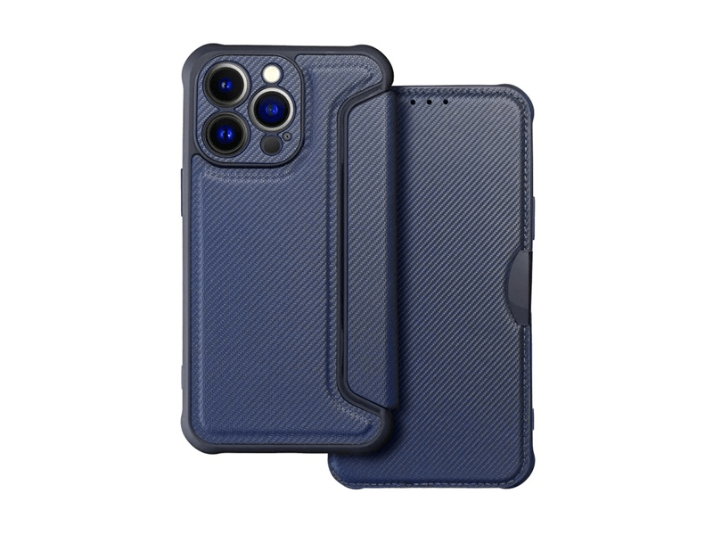 Gigapack Apple iPhone 15 Pro Max Flip tok, sötétkék (GP-148438)