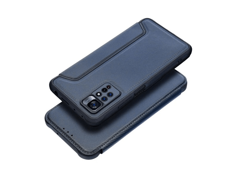 Gigapack Apple iPhone 16 Plus Bőr hatású flip tok, sötétkék (GP-160279)