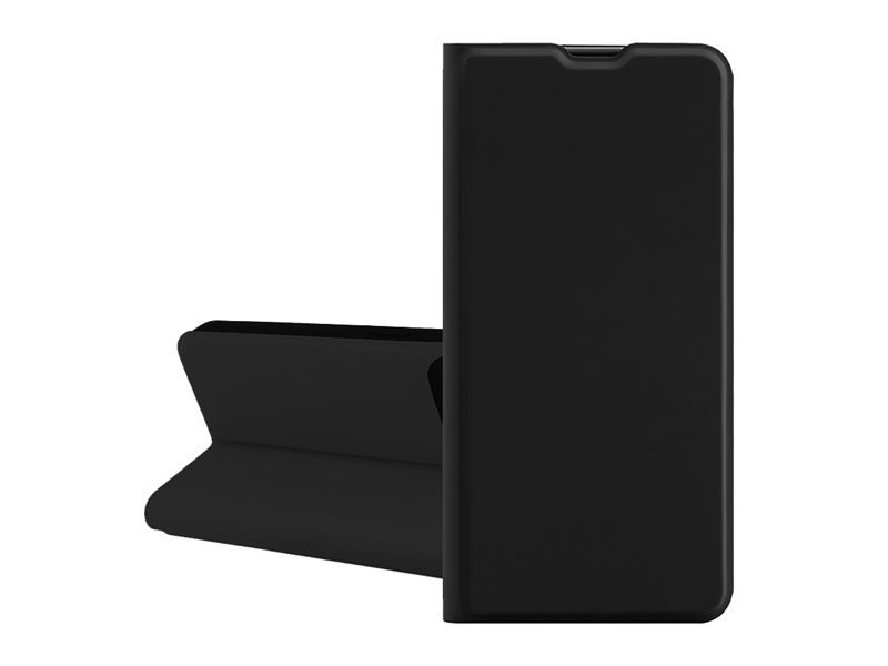 Gigapack iPhone 17 Pro Bőr hatású flip tok, fekete (GP-173778)