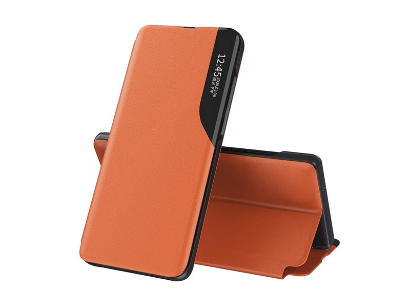 Gigapack Xiaomi Poco F6 Pro Aktív flip tok, narancssárga (GP-159799)