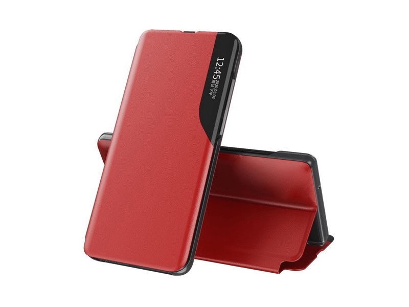 Gigapack Samsung Galaxy A15 Aktív Flip tok, piros (150744)