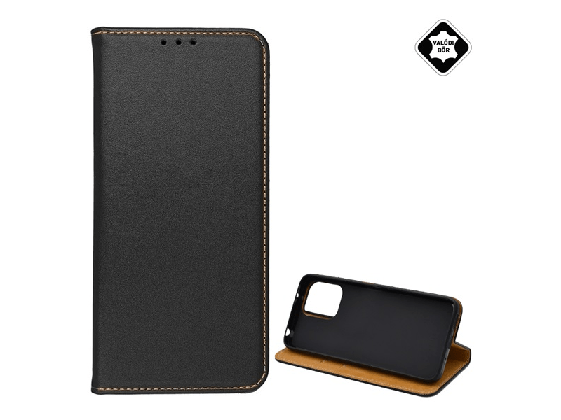 Gigapack Xiaomi Redmi 12 Flip bőrtok, fekete (148454)