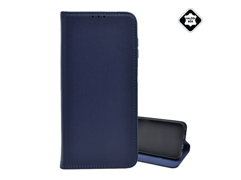 Gigapack Apple iPhone 16 Pro Max Bőr tok, sötétkék (GP-160323)