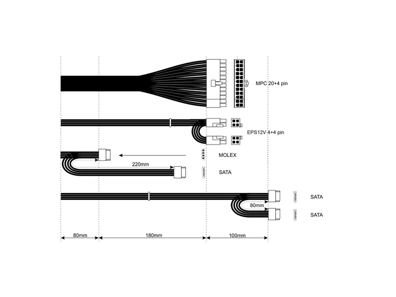 Akyga TFX AK-T1-300 Tápegység