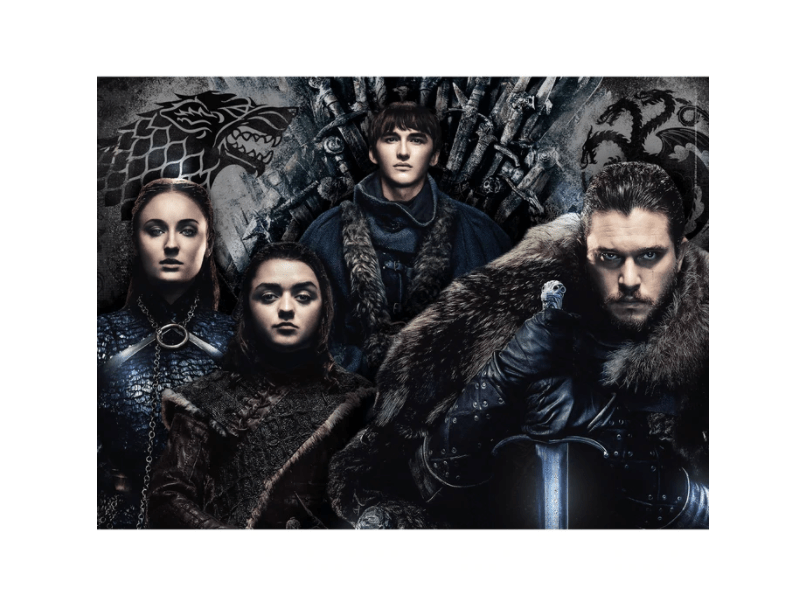 Clementoni 35091 Puzzle, Trónok harca, 500 db