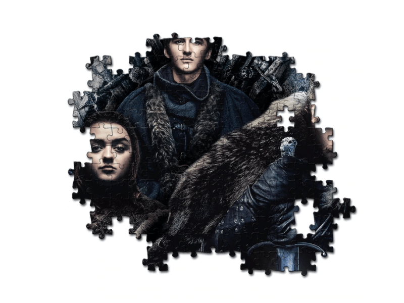 Clementoni 35091 Puzzle, Trónok harca, 500 db