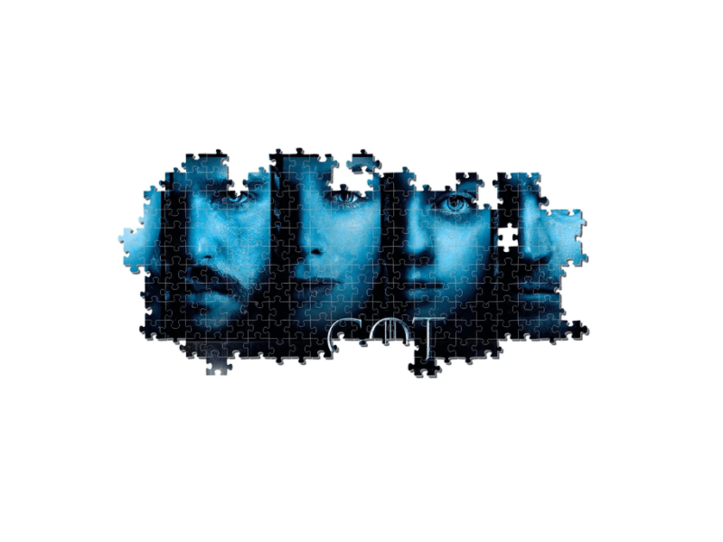 Clementoni 39590 Puzzle, Trónok harca, 1000 db