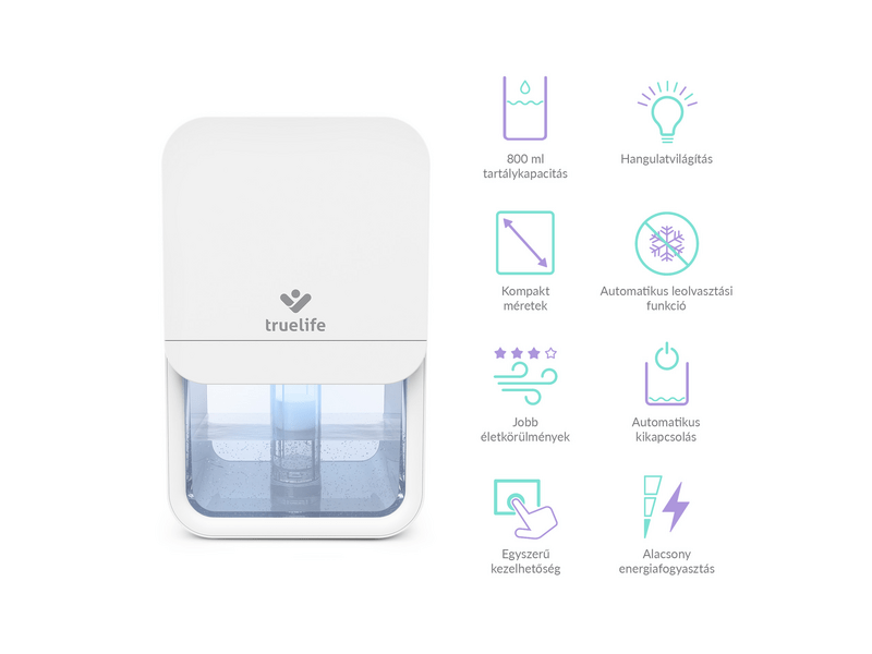 TrueLife AIR DH3 Páramentesítő, fehér