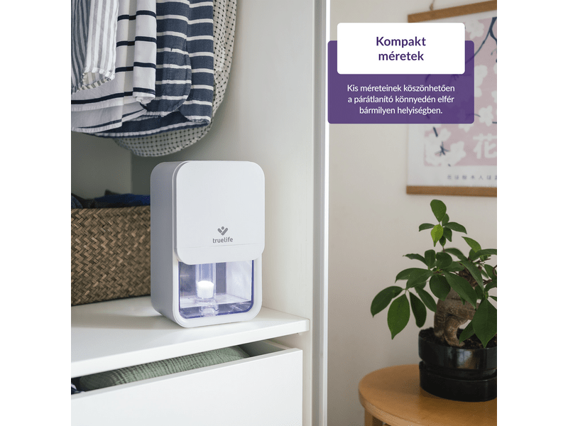 TrueLife AIR DH3 Páramentesítő, fehér