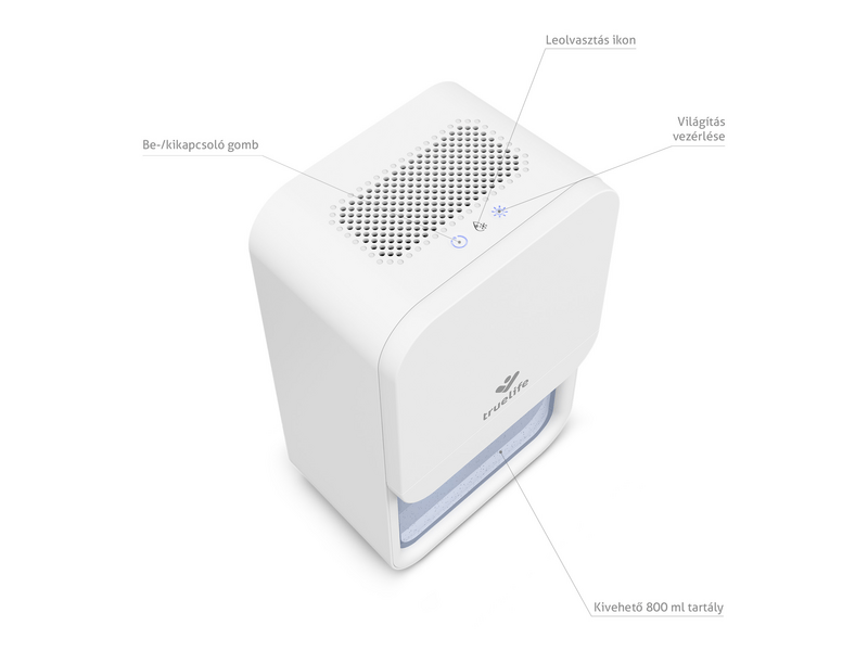 TrueLife AIR DH3 Páramentesítő, fehér