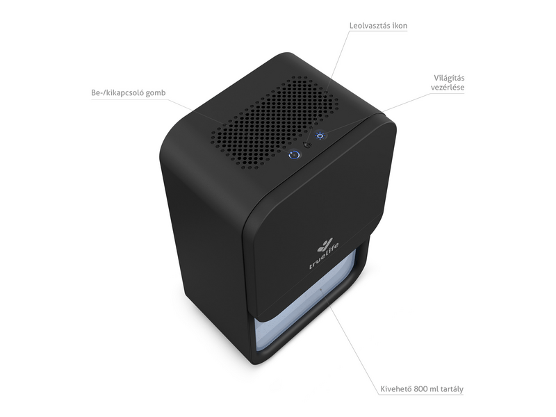 TrueLife AIR DH3 Páramentesítő, fekete