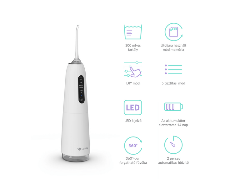 Truelife AquaFloss Compact C200 Szájzuhany (TLCFMAFCC20WA)