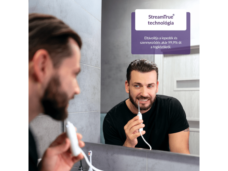 TrueLife AquaFloss Station F300 Szájzuhany, fehér (TLSFMAFSF30WA)