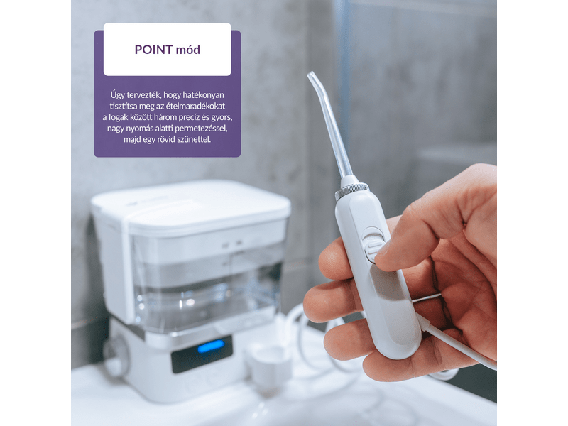 TrueLife AquaFloss Station F300 Szájzuhany, fehér (TLSFMAFSF30WA)