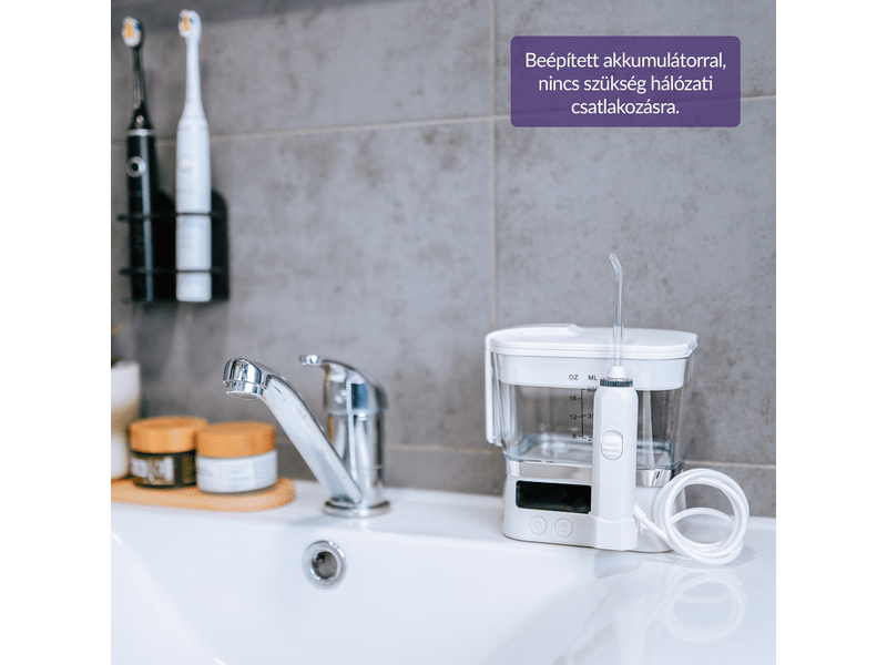 TrueLife AquaFloss Station F300 Szájzuhany, fehér (TLSFMAFSF30WA)