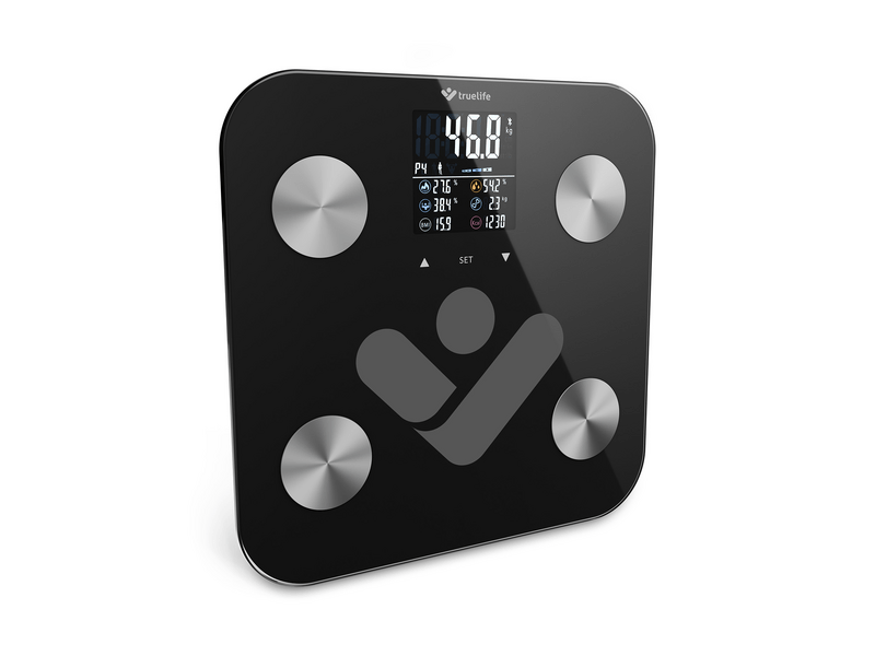 TrueLife FitScale W6 BT Személymérleg, fekete (CSMFSW6BTBA)