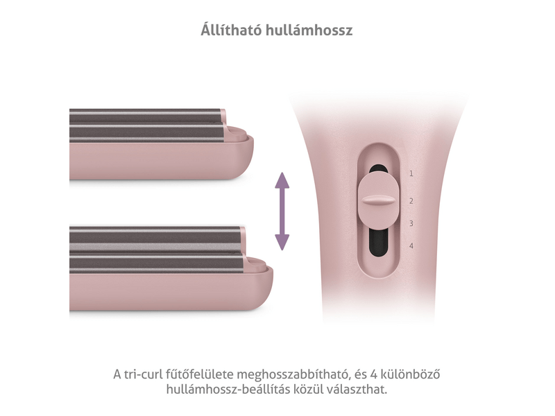 TrueLife HairWaver W6 Hajformázó, rózsaszín (TLCIMHWW6NNPA)