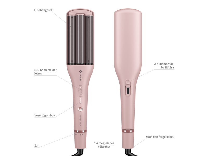 TrueLife HairWaver W6 Hajformázó, rózsaszín (TLCIMHWW6NNPA)