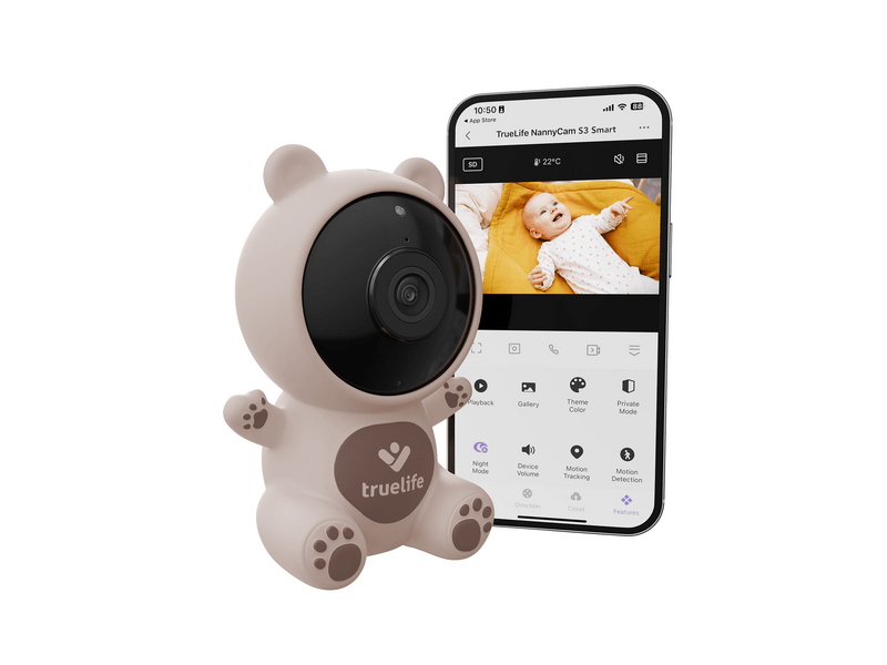 TrueLife NannyCam S3 Smart Kamerás gyermekfigyelő