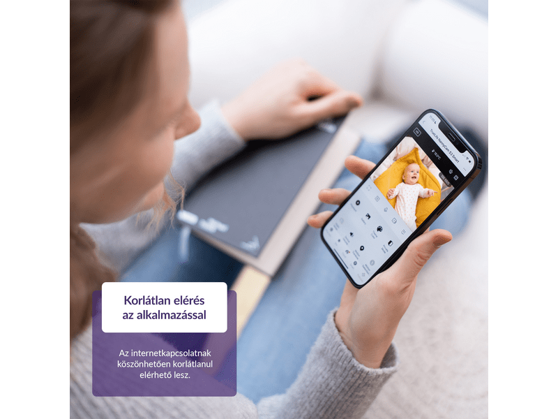 TrueLife NannyCam S3 Smart Kamerás gyermekfigyelő