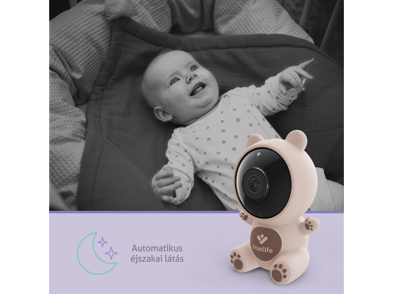TrueLife NannyCam S3 Smart Kamerás gyermekfigyelő