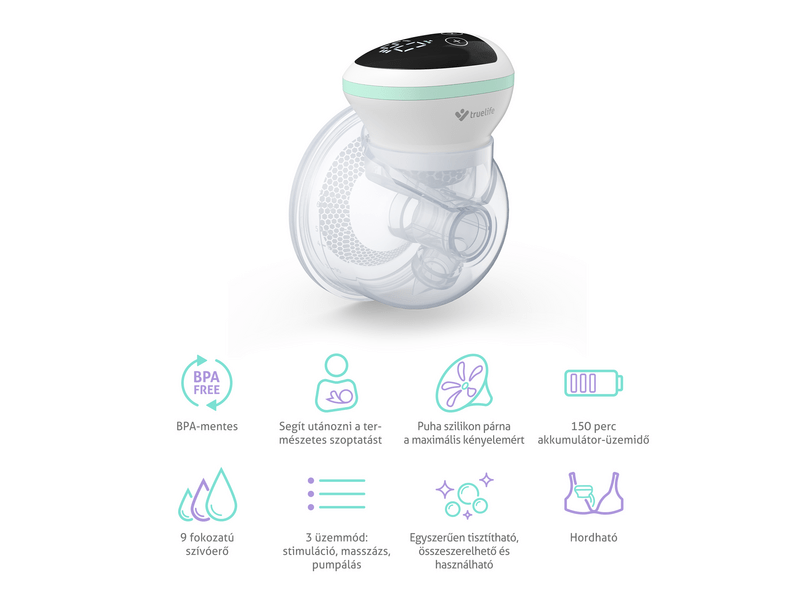 TrueLife Nutrio BP W5 Elektromos mellszívó