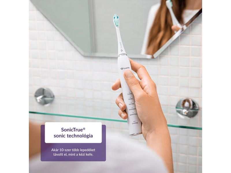 TrueLife SonicBrush Clean30 Duo Elektromos fogkefe (TLATMC30DUOWA)