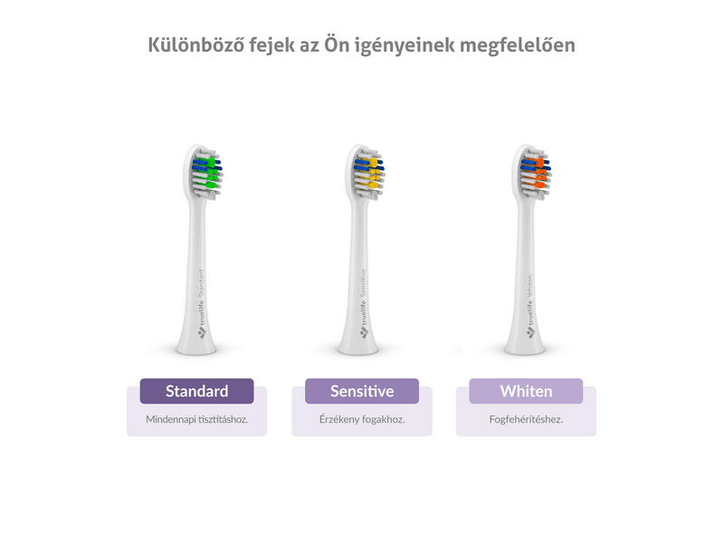 Truelife SonicBrush Compact Duo Elektromos fogkefe, lila/fekete