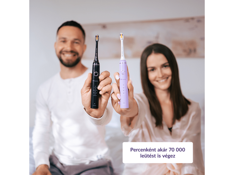 Truelife SonicBrush Compact Duo Elektromos fogkefe, lila/fekete