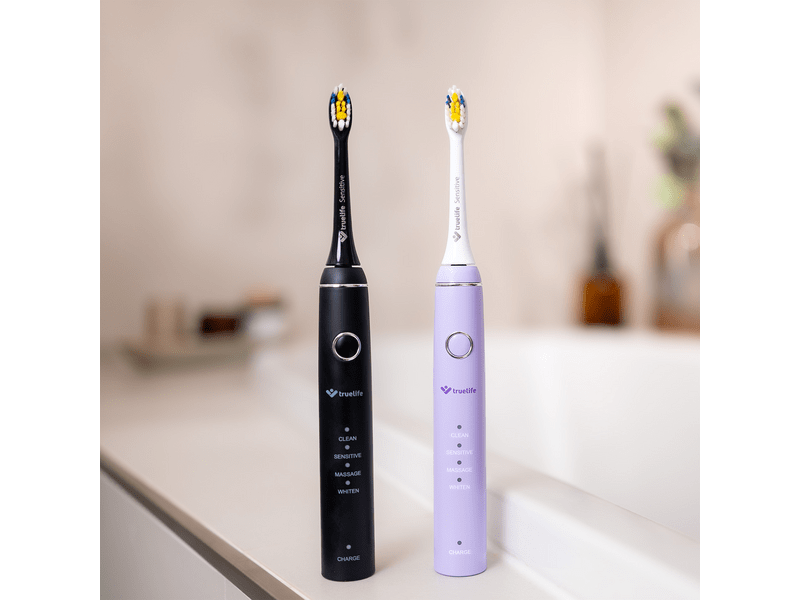 Truelife SonicBrush Compact Duo Elektromos fogkefe, lila/fekete