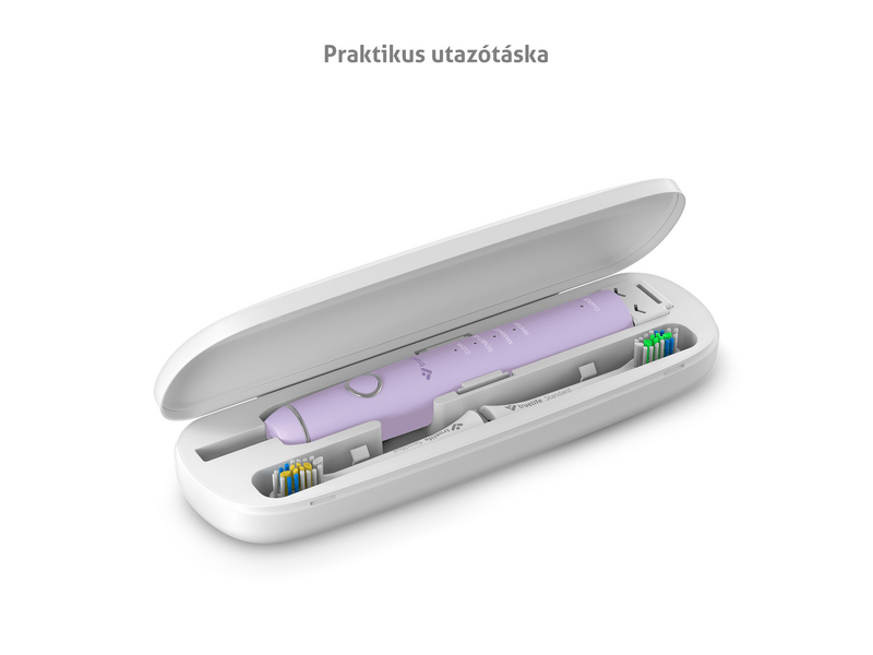 TrueLife SonicBrush Compact Lavender Elektromos fogkefe, lila