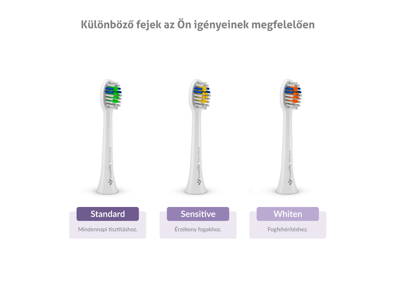 TrueLife SonicBrush Compact Lavender Elektromos fogkefe, lila
