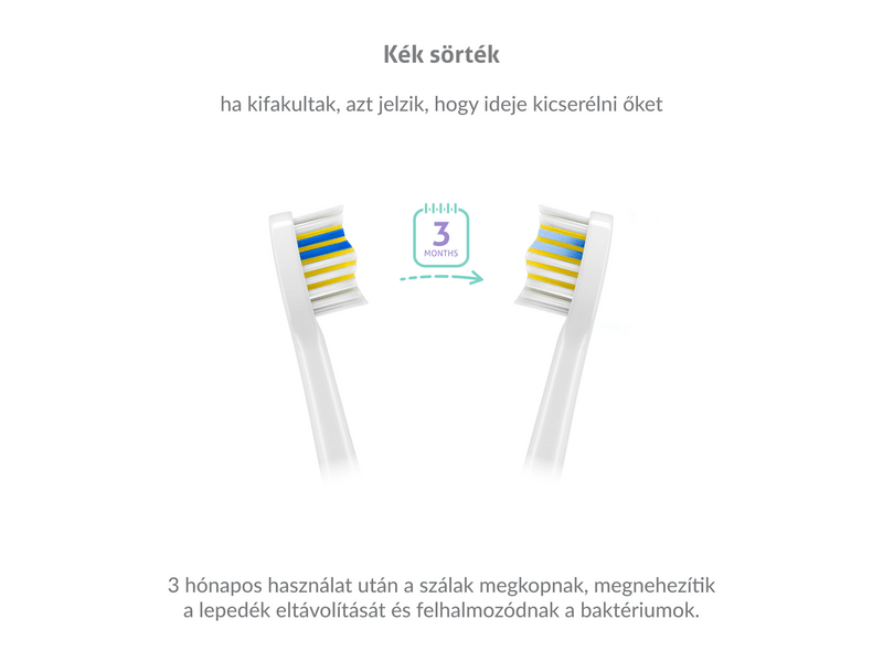 TrueLife SonicBrush Compact Lavender Elektromos fogkefe, lila