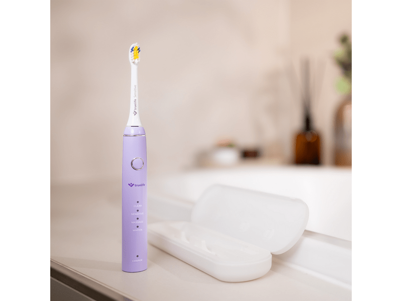TrueLife SonicBrush Compact Lavender Elektromos fogkefe, lila