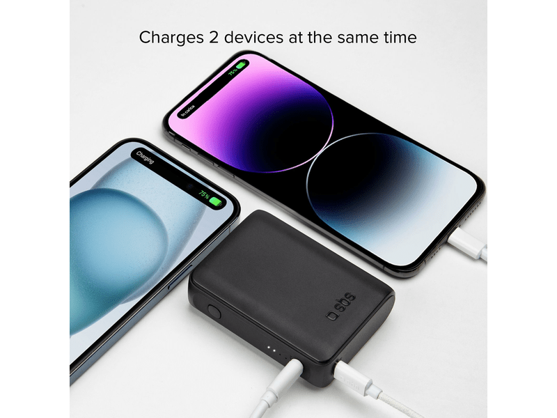 SBS NanoTube 10000mAh PowerBank, crna (TTBB10000MINIK)