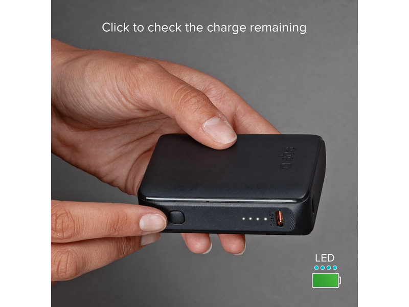 SBS NanoTube 10000mAh PowerBank, crna (TTBB10000MINIK)