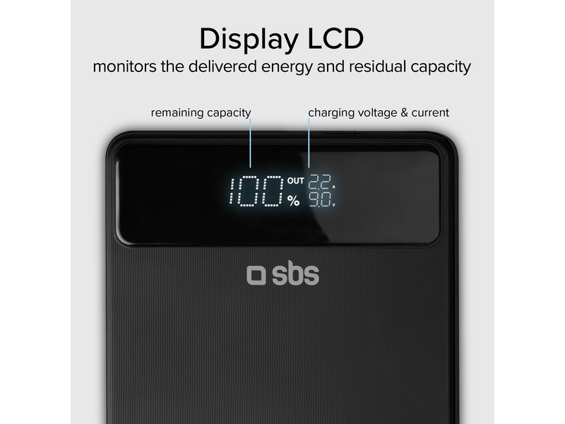SBS 100W PD ultra tanka prijenosna baterija od 20000 mAh (TTBB20000PD100W)