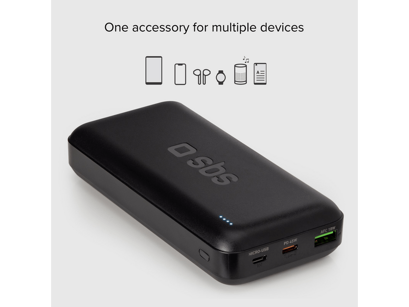 SBS 45W Power Delivery 20000mAh PowerBank (TTBB20000PD45WK)