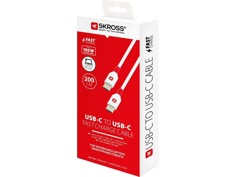 Skross USB-C kábel, 2m (SKCA0020C-C200CN)