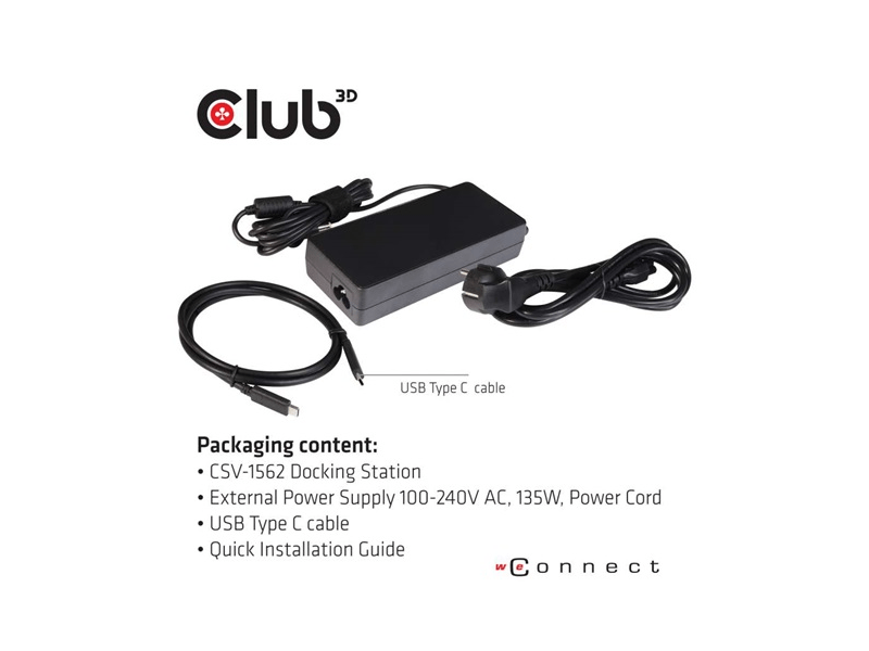 Club 3D CSV1562 Dokkoló