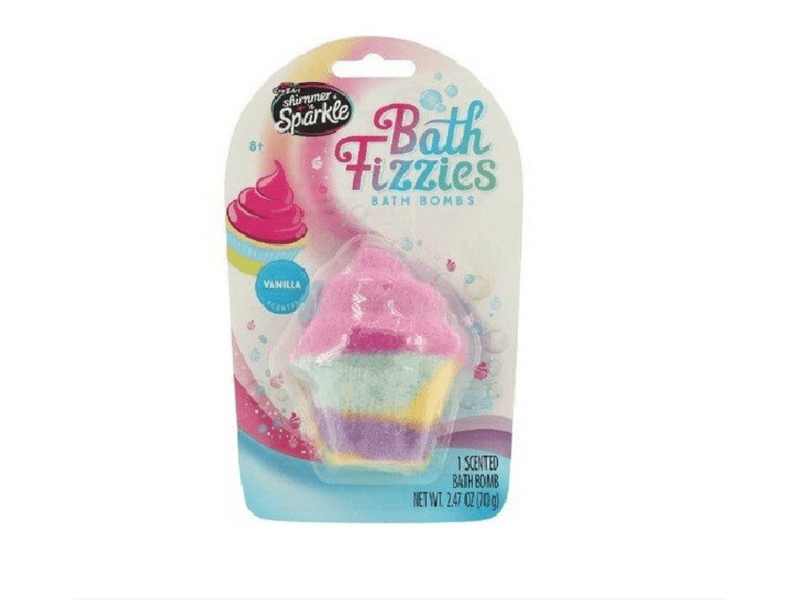 Cra-Z-Art Shimmer'n Sparkle Illatos Fürdőbomba, Vanília (17892)