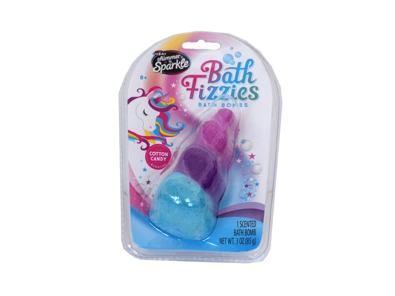 Cra-Z-Art Shimmer'n Sparkle Illatos Fürdőbomba, Vattacukor (17897)