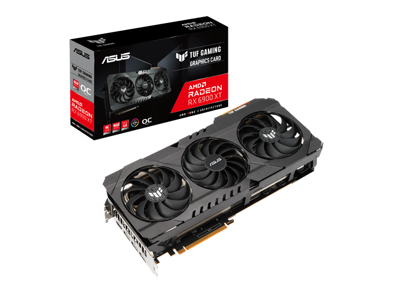 VGA ASUS AMD RX 6900 XT 16GB GDDR6 - TUF-RX6900XT-O16G-GAMING