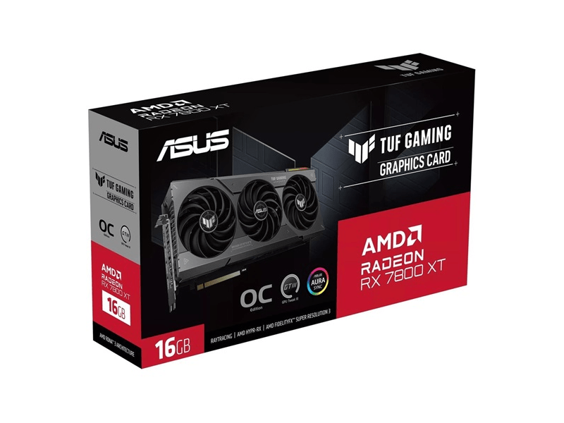 Asus TUF Gaming Radeon™ RX 7800 XT OC 16GB GDDR6 Videókártya