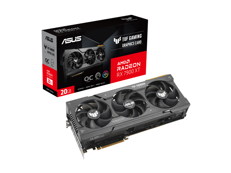 VGA ASUS AMD RX 7900 XT 20GB GDDR6 - TUF-RX7900XT-O20G-GAMING