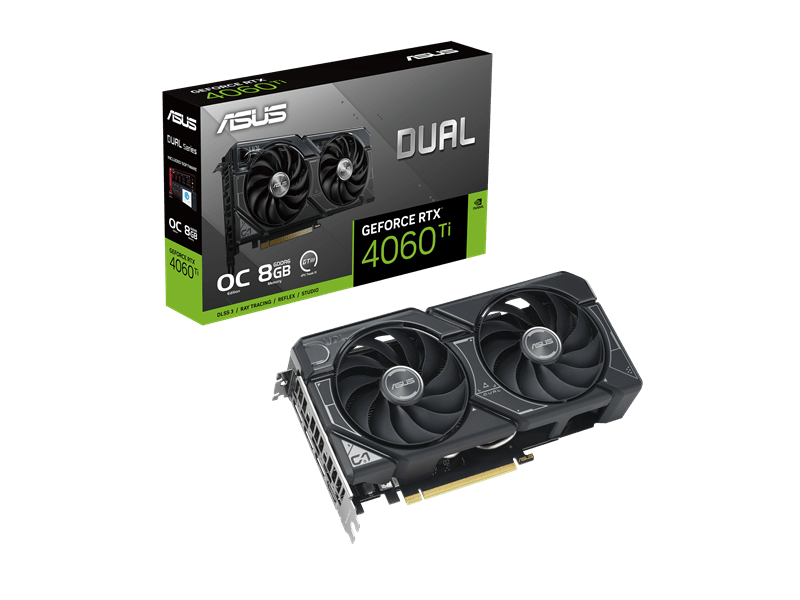 Asus Dual NVIDIA GeForce RTX 4060 Ti 8GB GDDR6 Videokártya