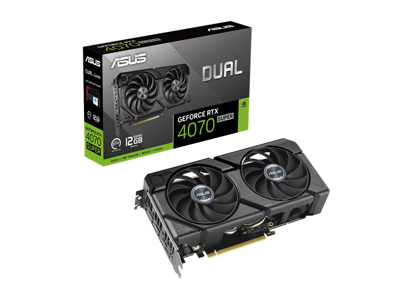 Asus Dual GeForce RTX 4070 SUPER EVO 12GB GDDR6X Videokártya