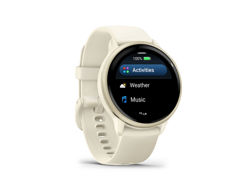 Garmin Vivoactive 6 Okosóra, elefántcsont (010-02985-01)