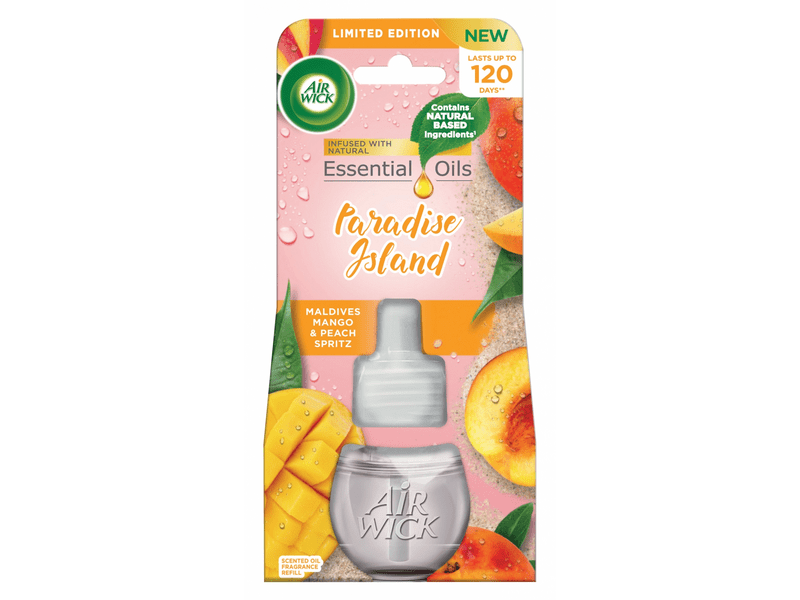 Air Wick Elektromos légfrissítő utántöltő, Maldív mangó és őszibarack, 6x19ml
